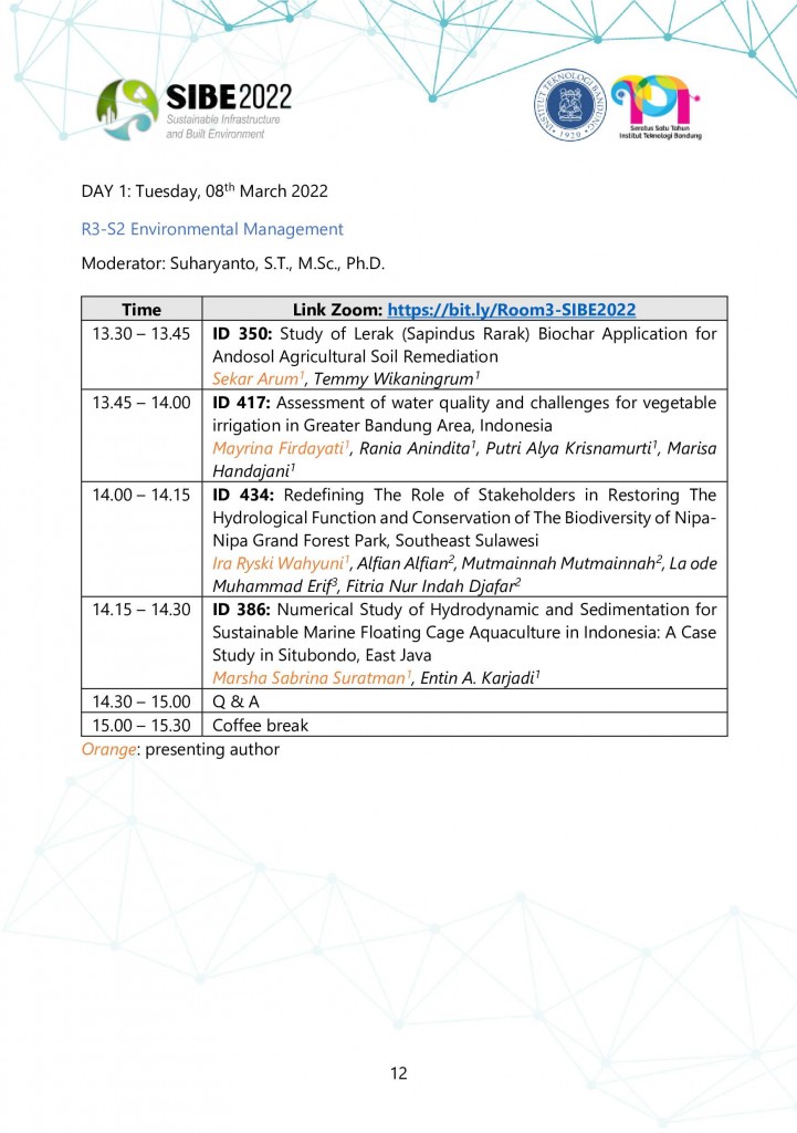 SIBE 2022 Program Schedule 8-9 March 2022-11